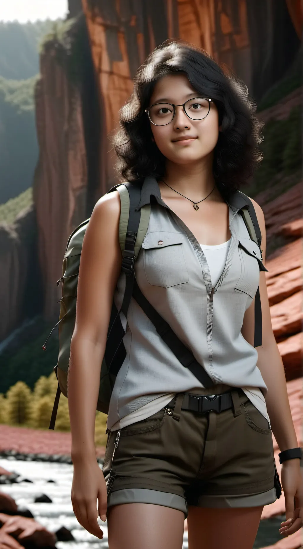 ai character: Masha Lopez  background