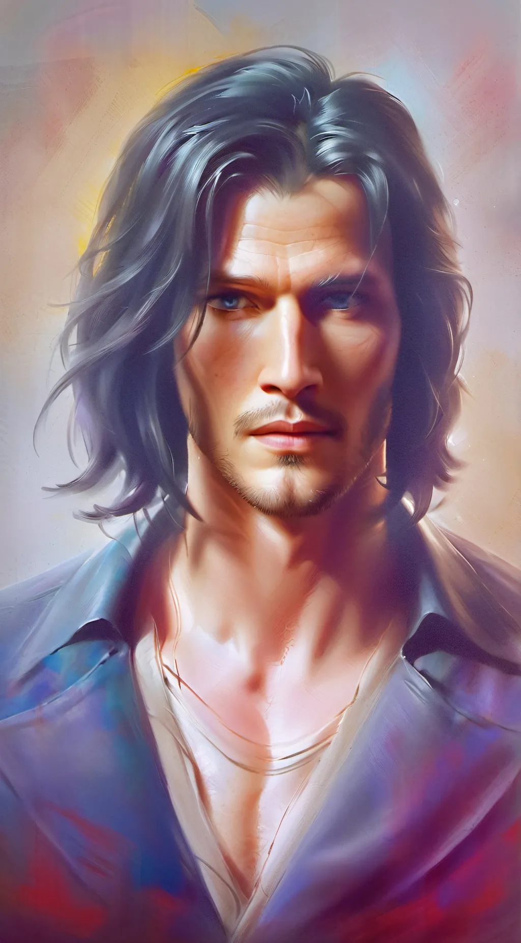 ai character: Garret Green background