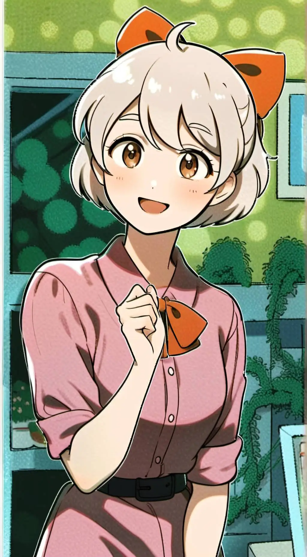 ai character: Bonnie  background