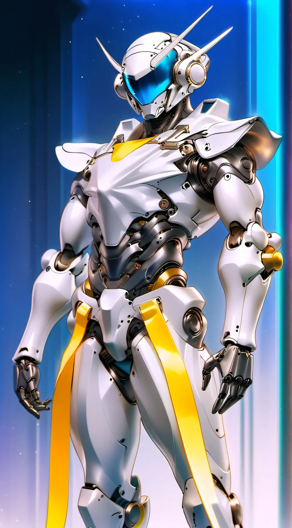 ai character: Cyborg  background