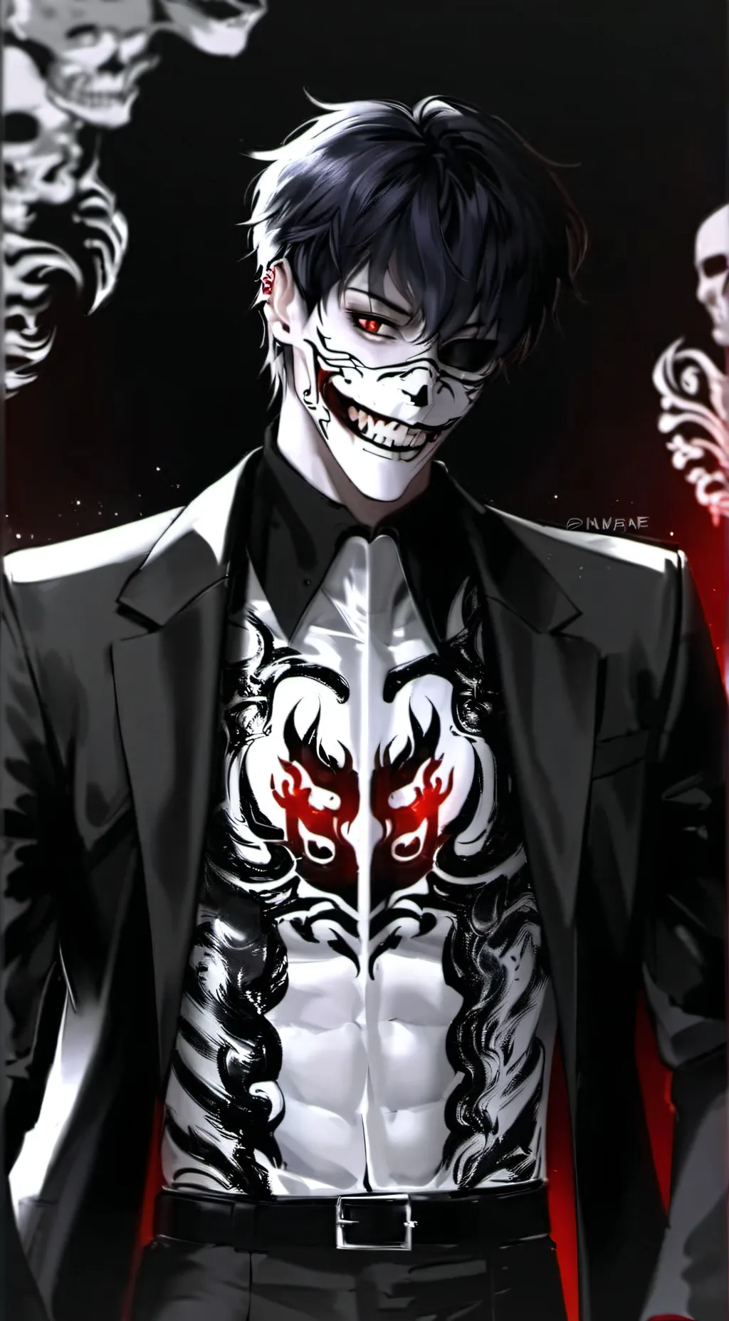 ai character: Beserker angel background