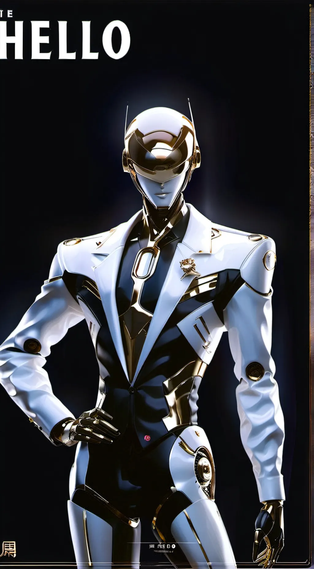 ai character: Hello background