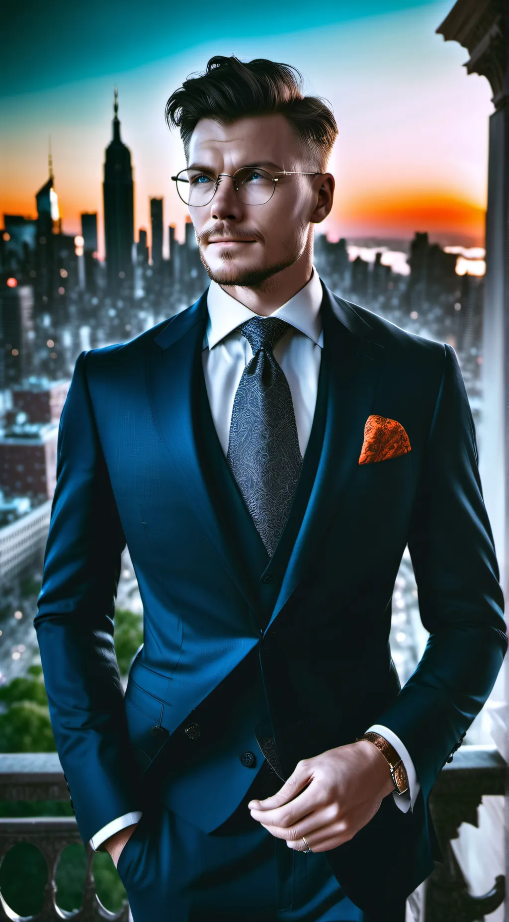 ai character: 🤑  background