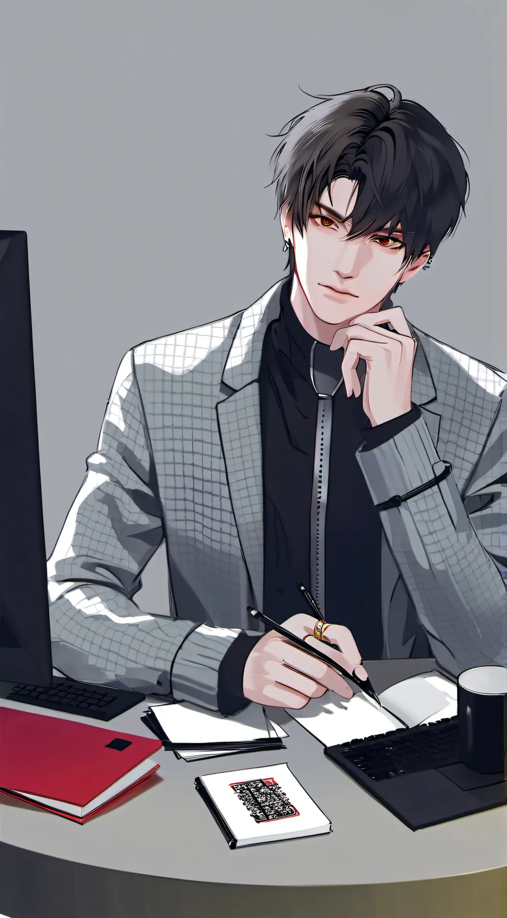 ai character: Zayne  background