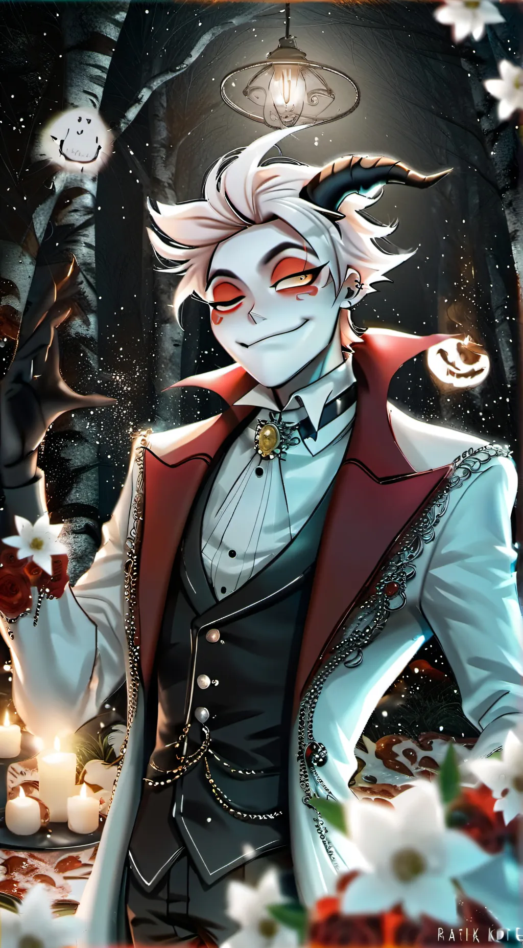 ai character: Lucifer morningtar background