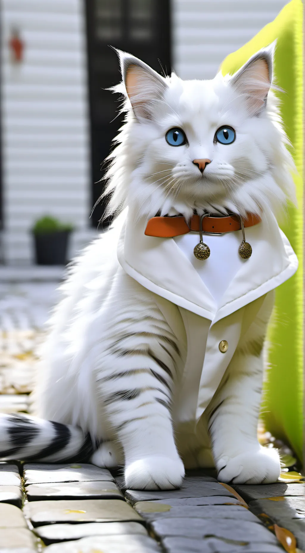 ai character: fat kitty background