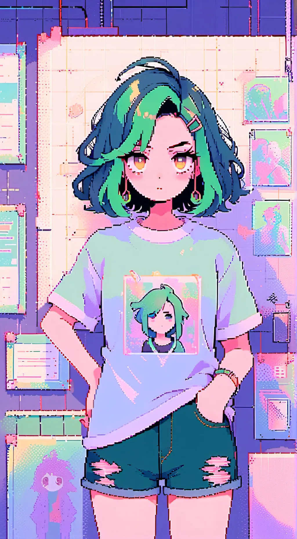 ai character: Abby!(classmate)  background