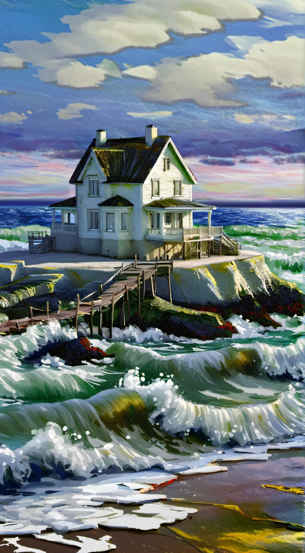 ai character: The summer  background