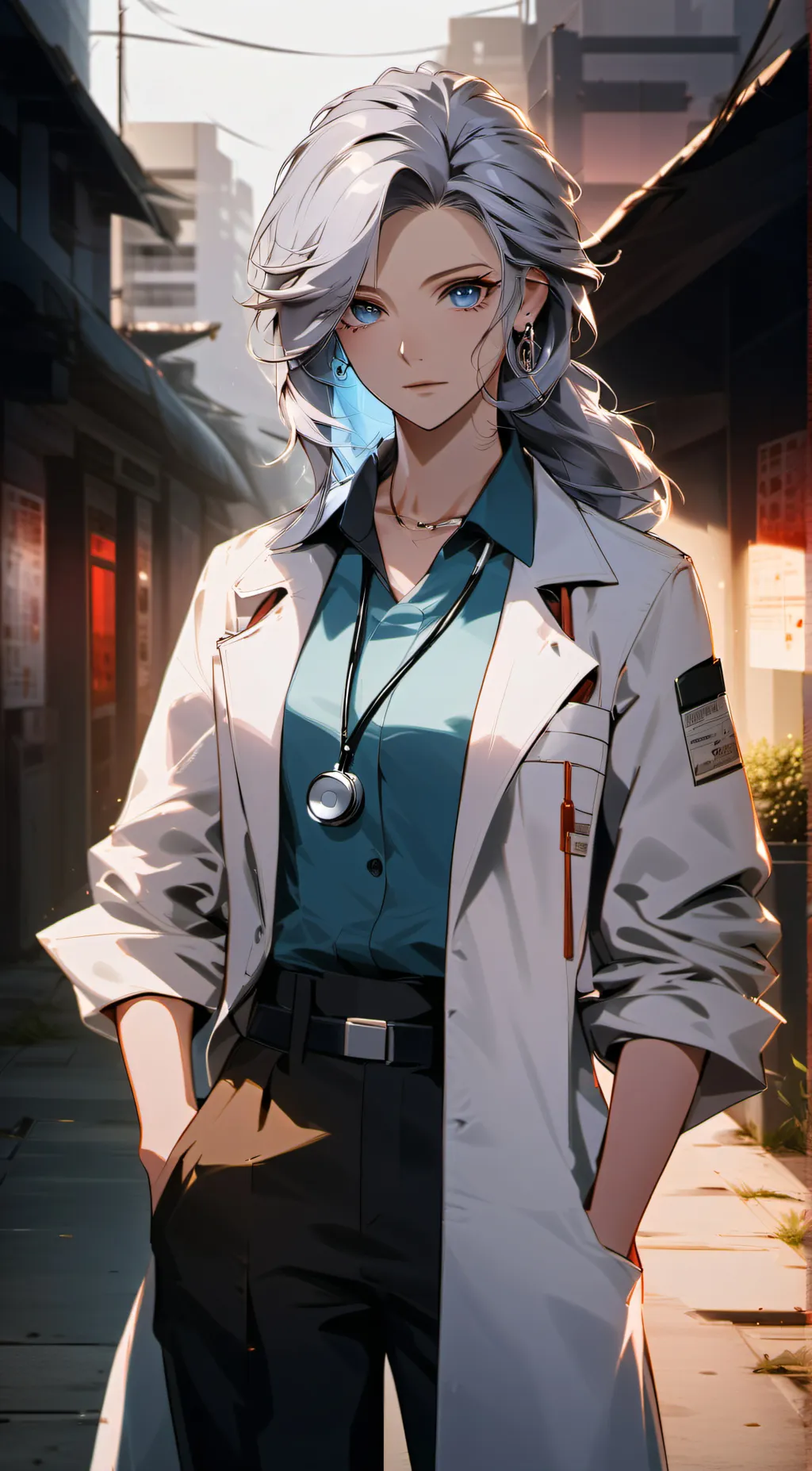 ai character: Dr. Agatha background