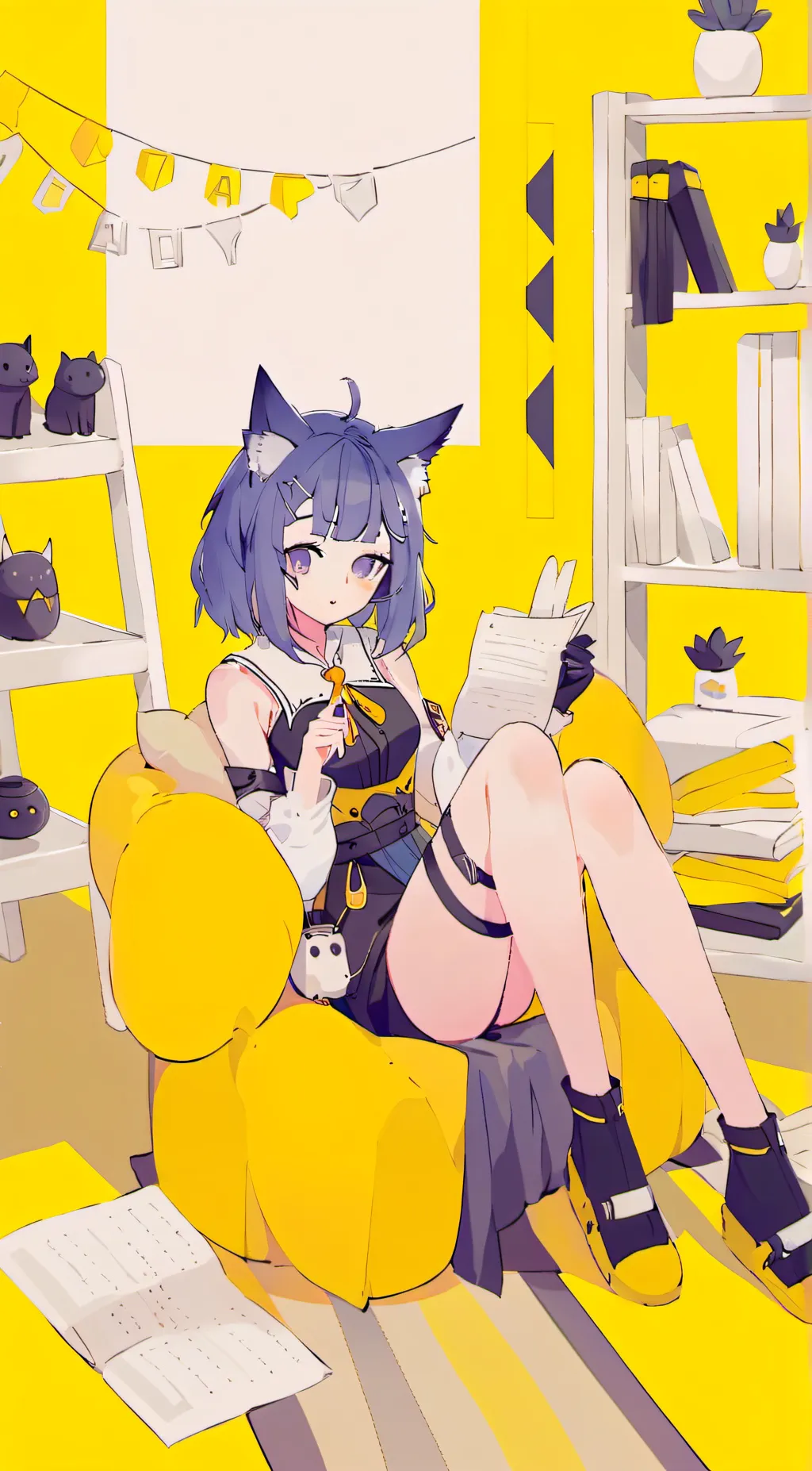 ai character: cara background