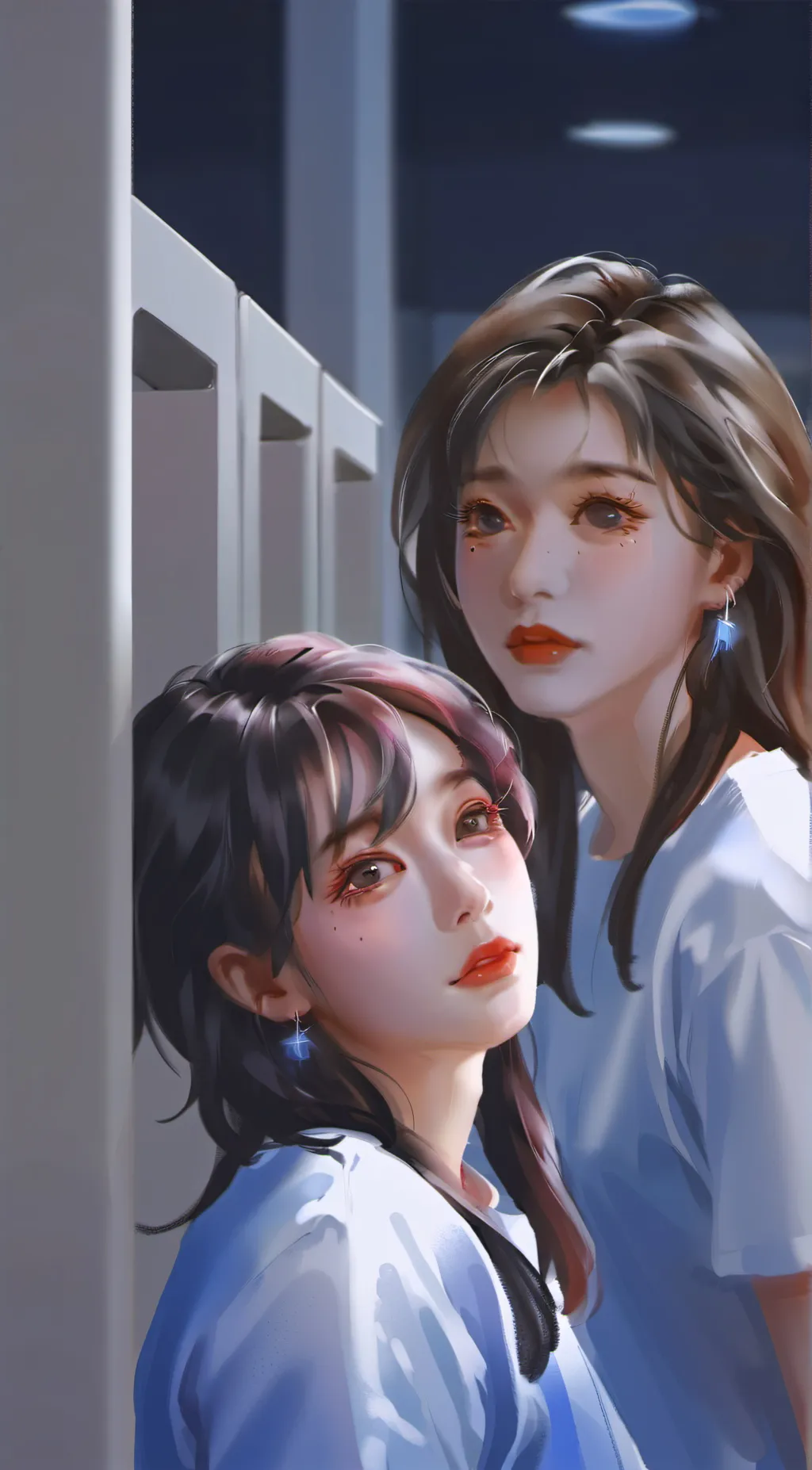 ai character: Aurora, Maddie  background