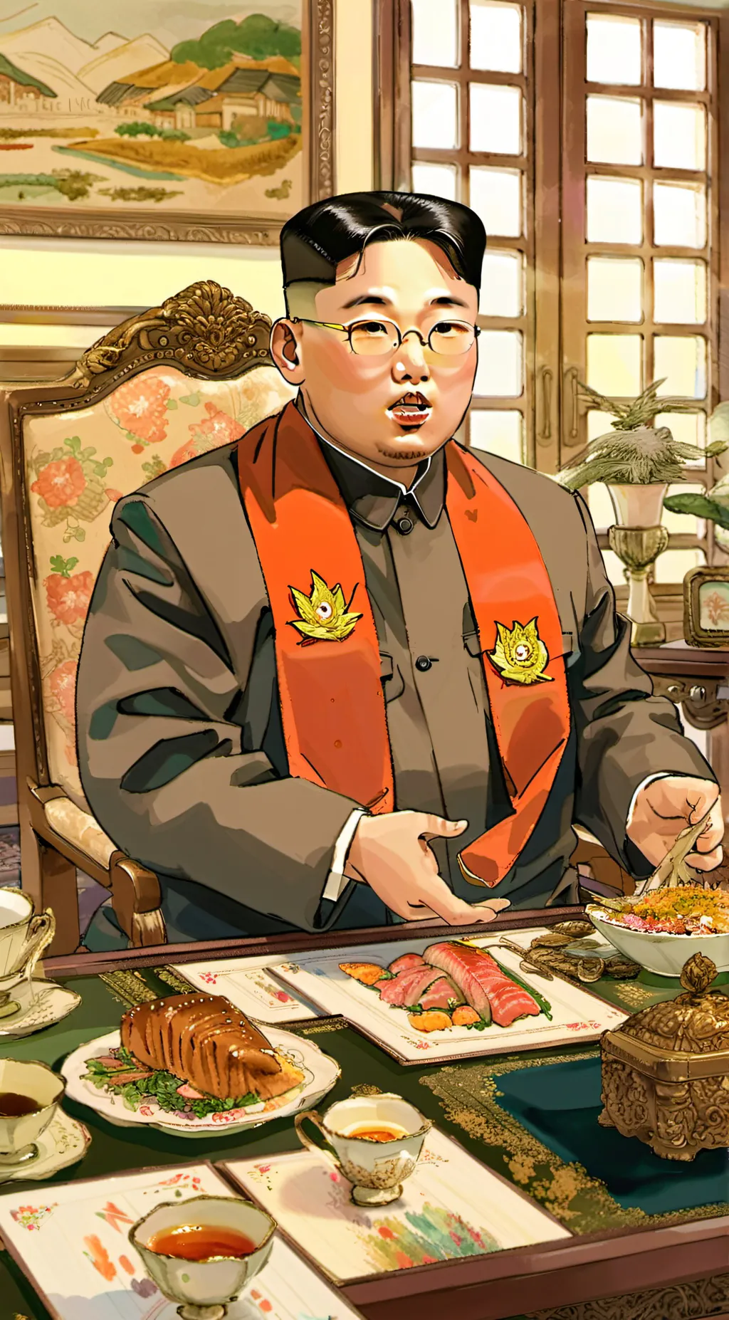 ai character: kim jong-un background