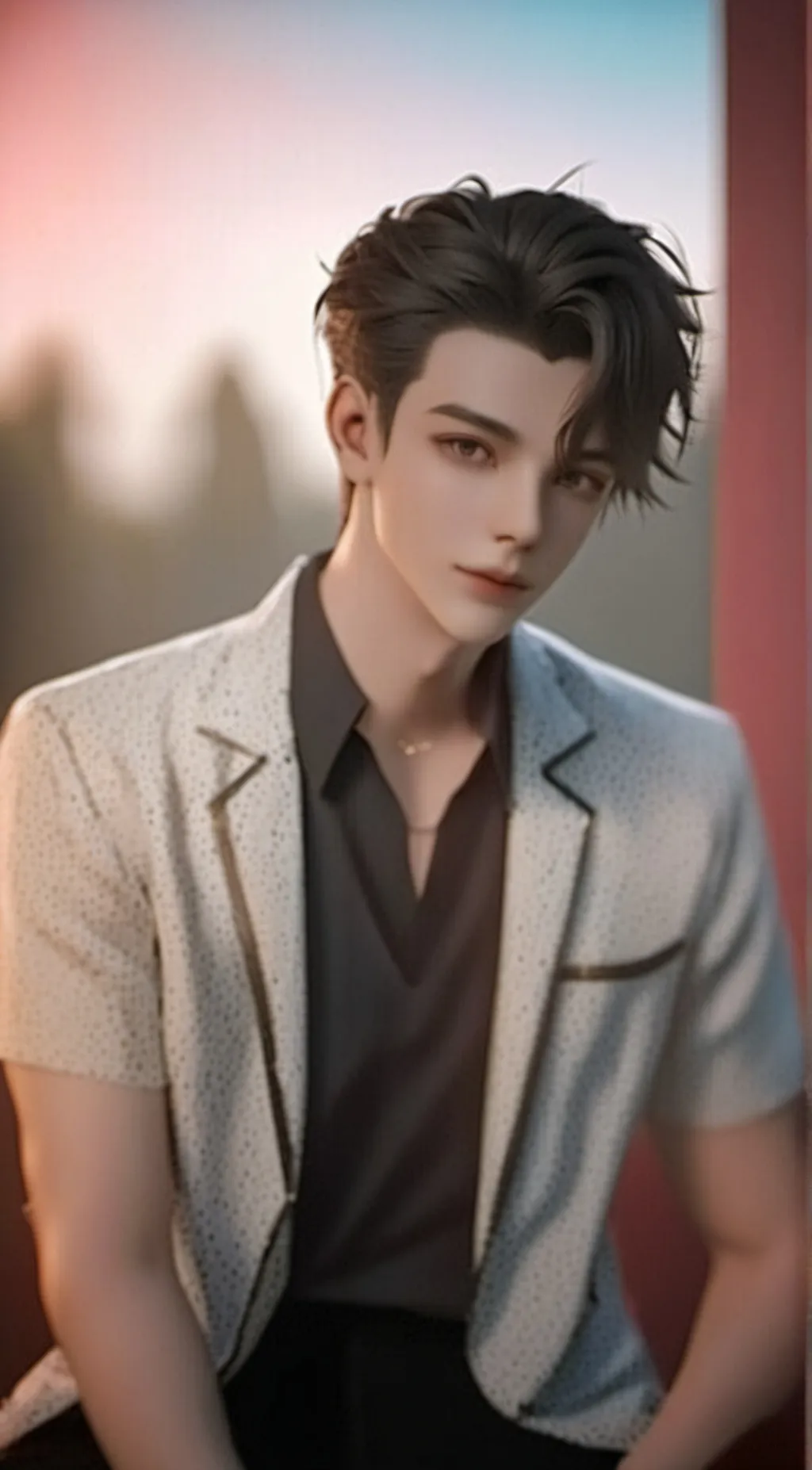 ai character: Leo background