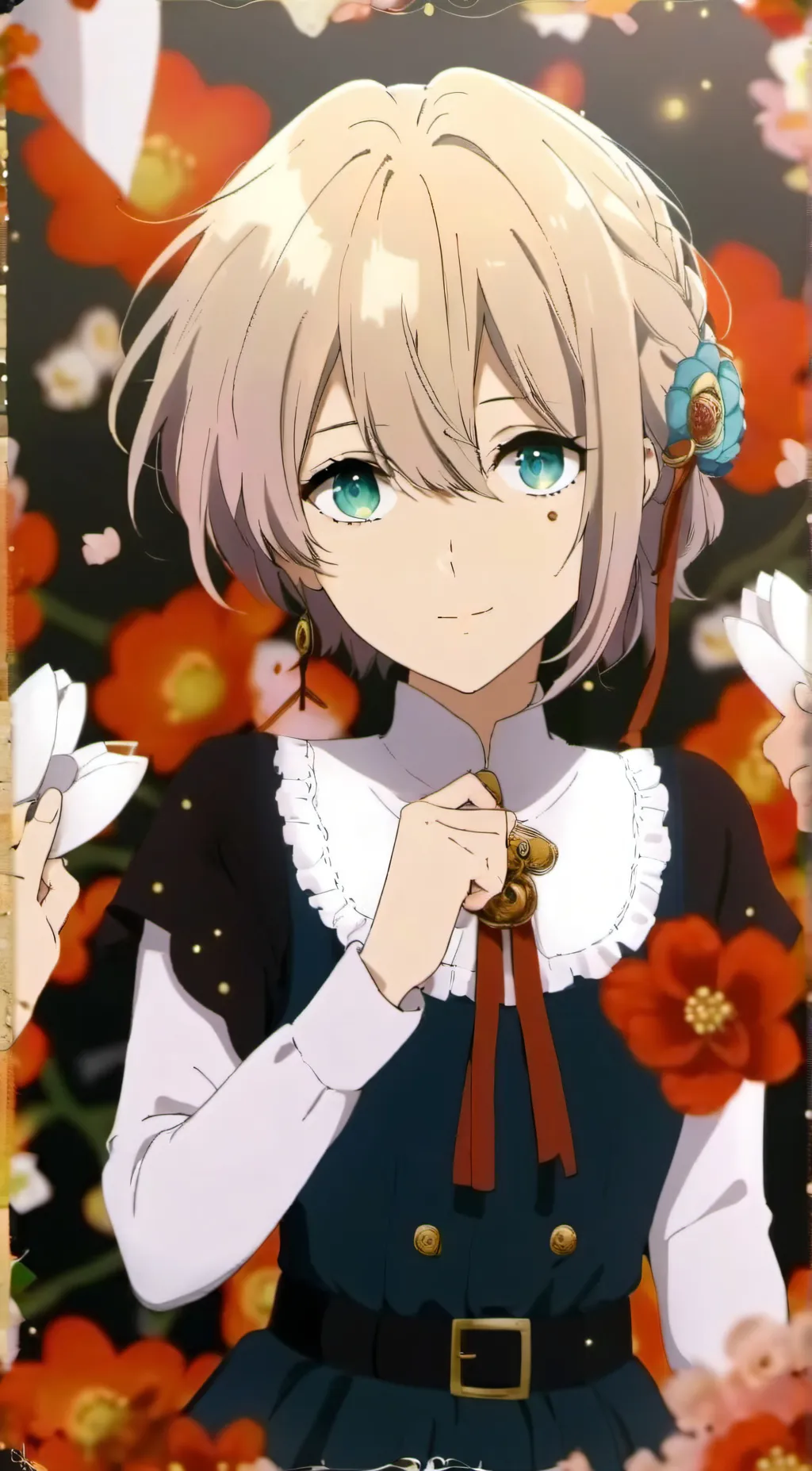 ai character: Akane  background