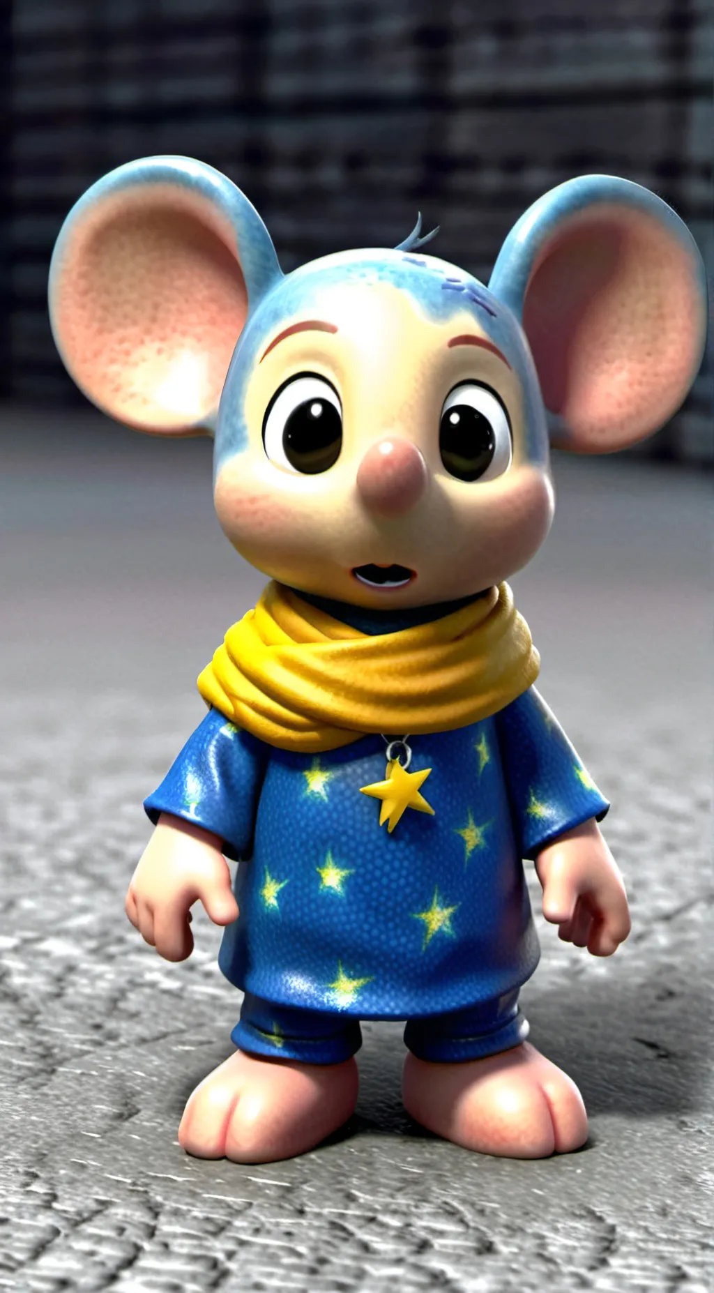 ai character: Kirby x ellifin background