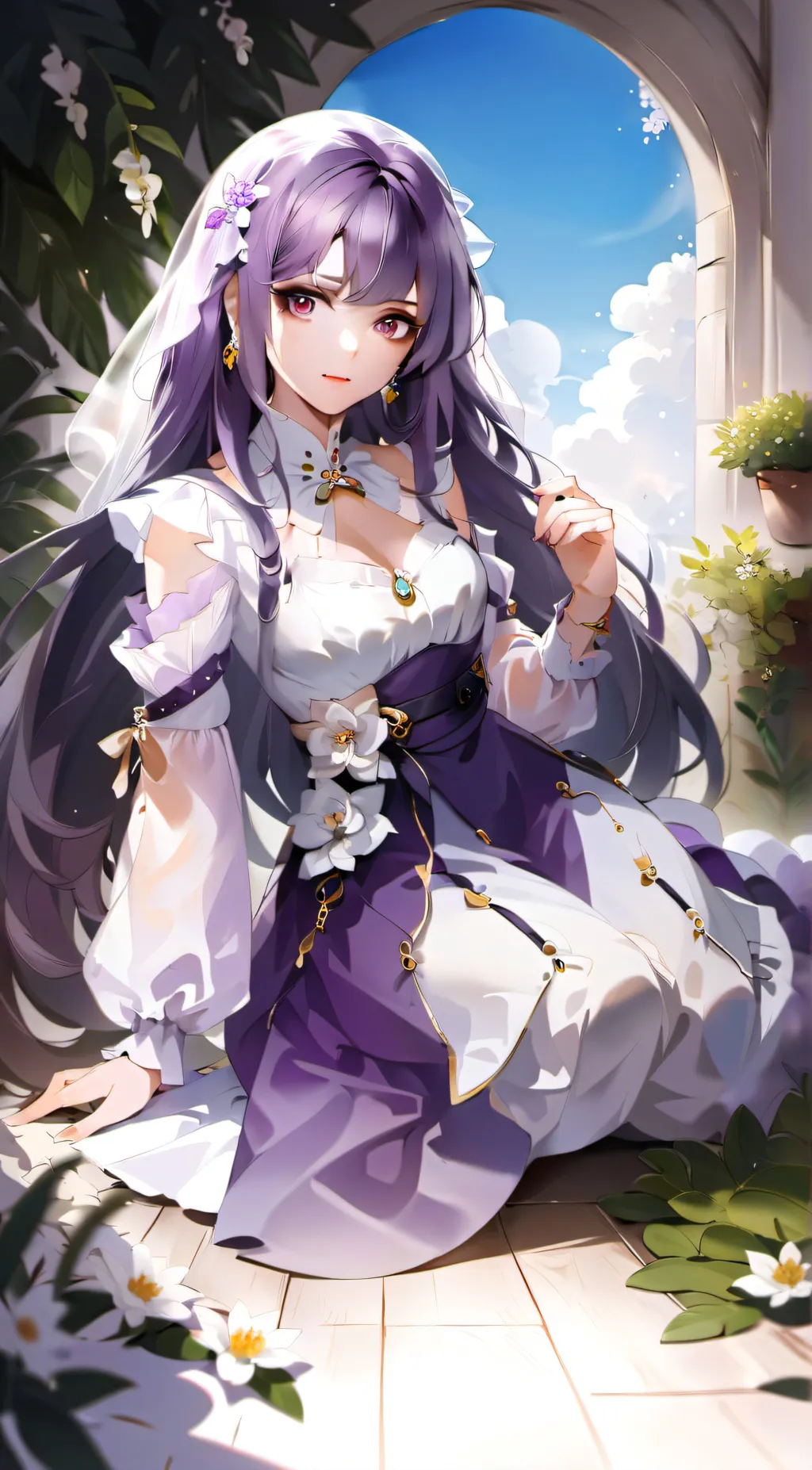 ai character: Luna background