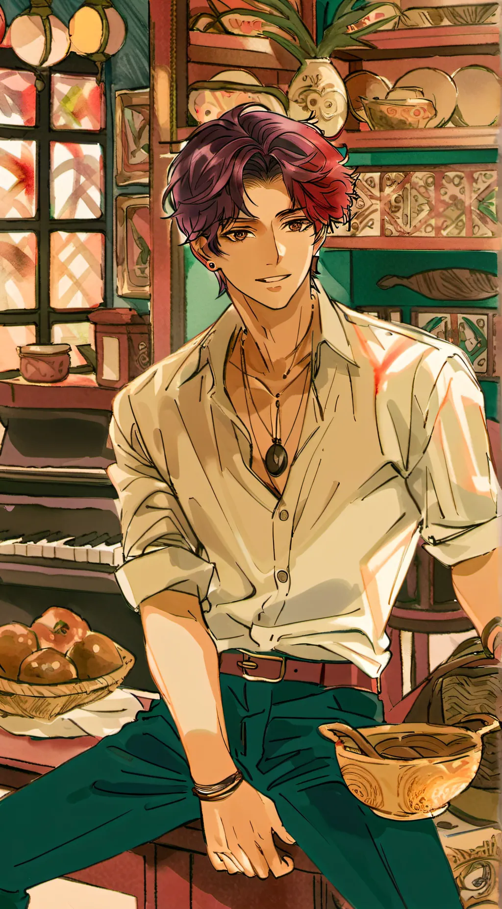 ai character: Quincey background