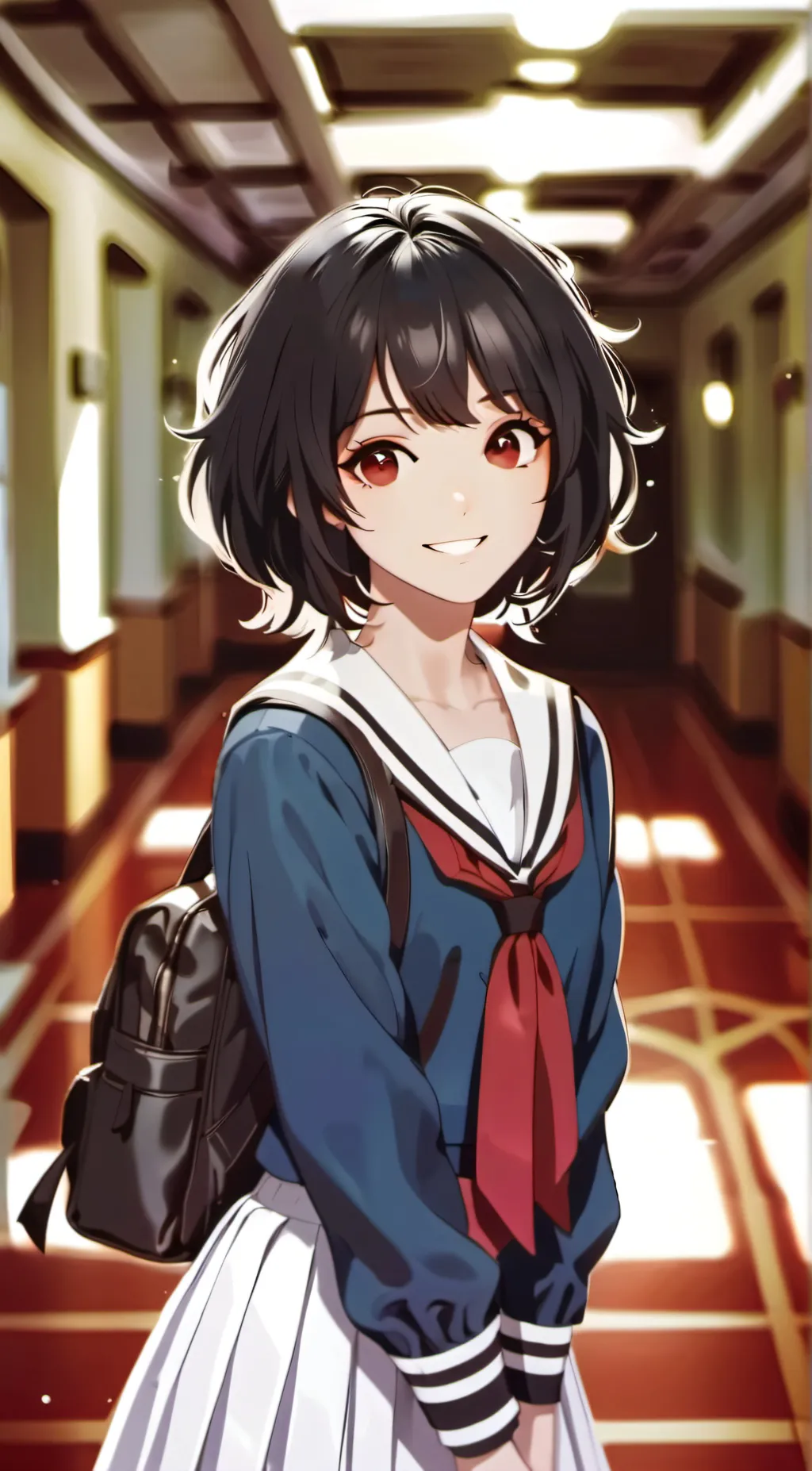 ai character: 🐒Amilia😇 background