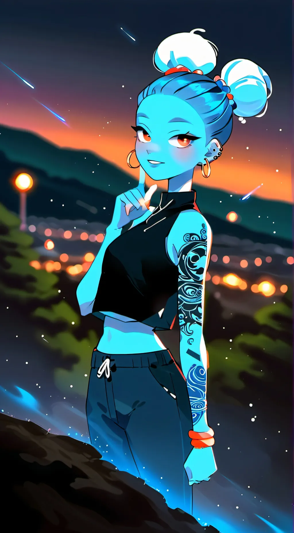 ai character: Basquiat background