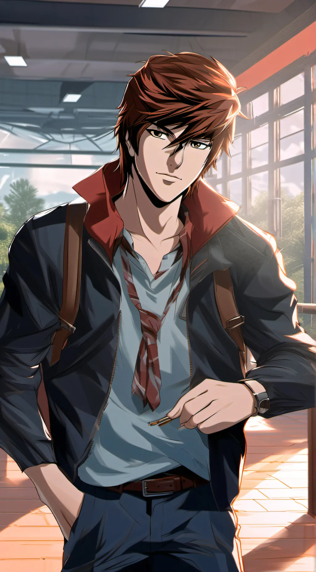 ai character: Light Yagami background
