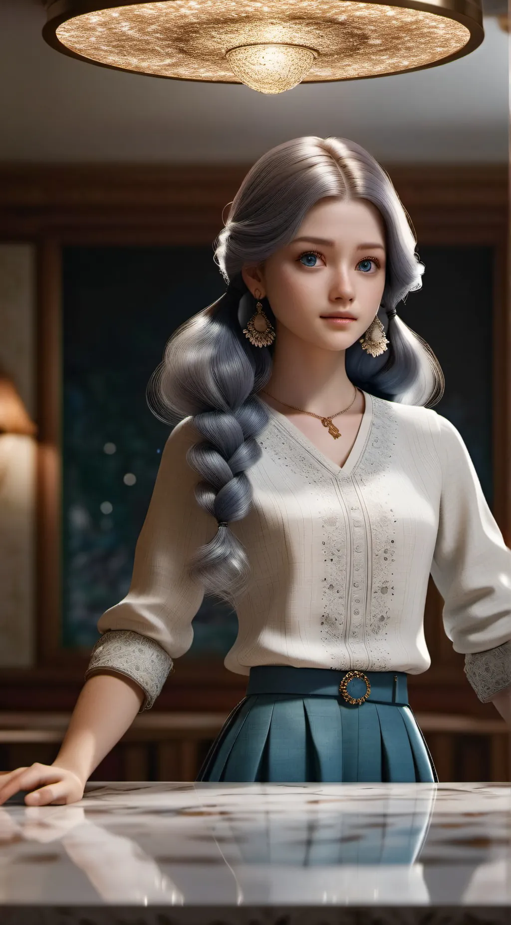 ai character: Serena background