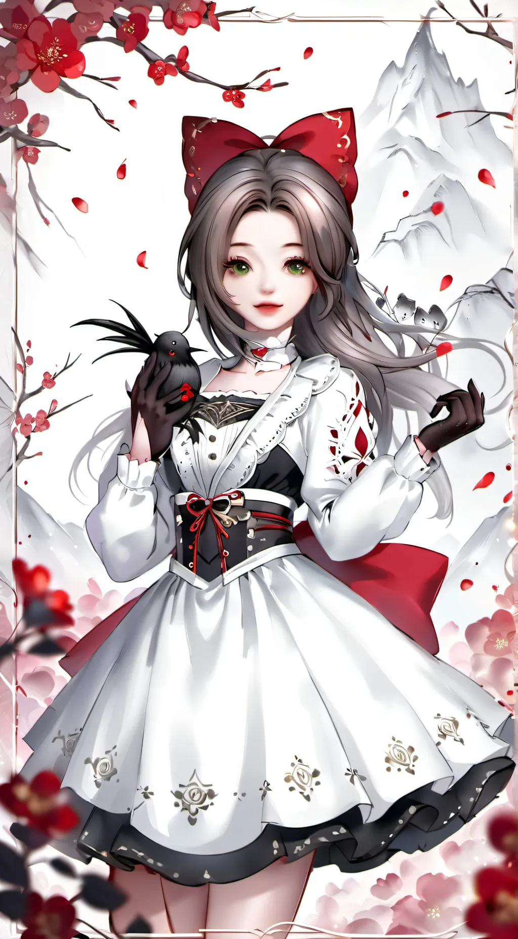 ai character: girls  background