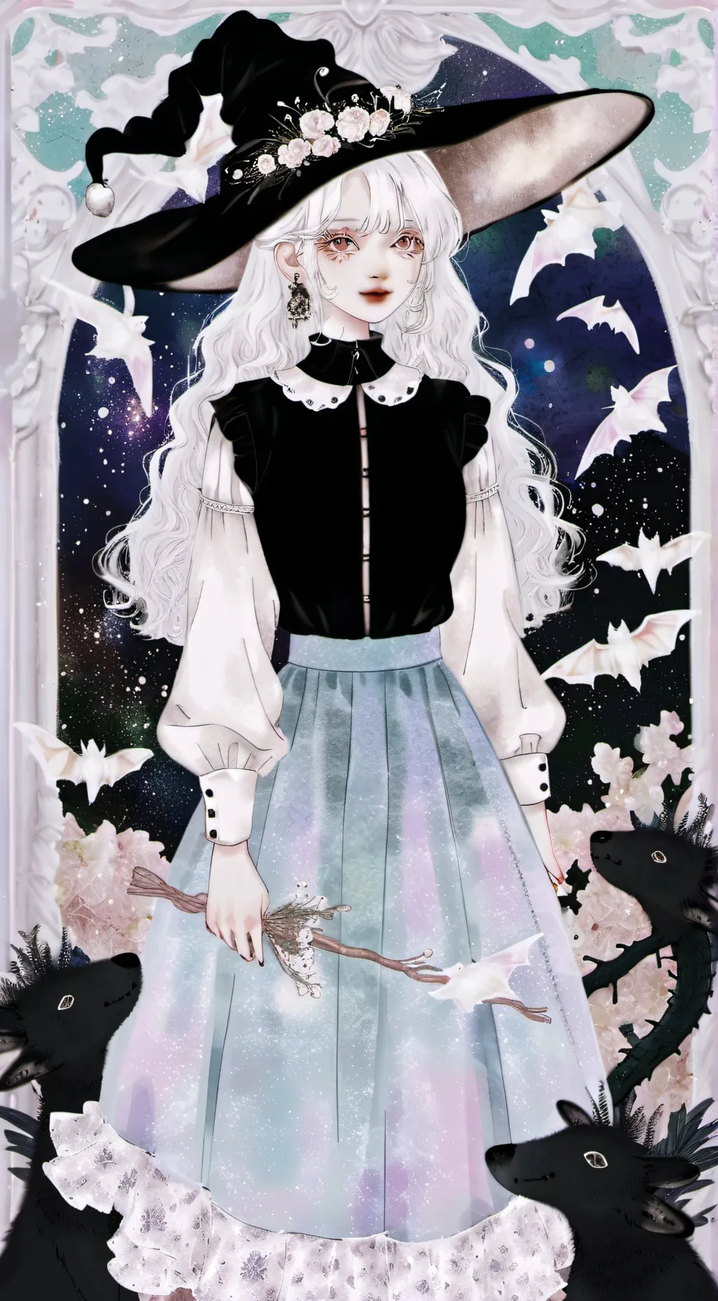 ai character: 🧙^Lilac^🧙 background