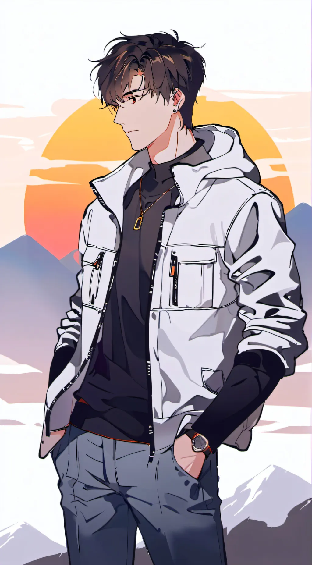 ai character: Falcon background