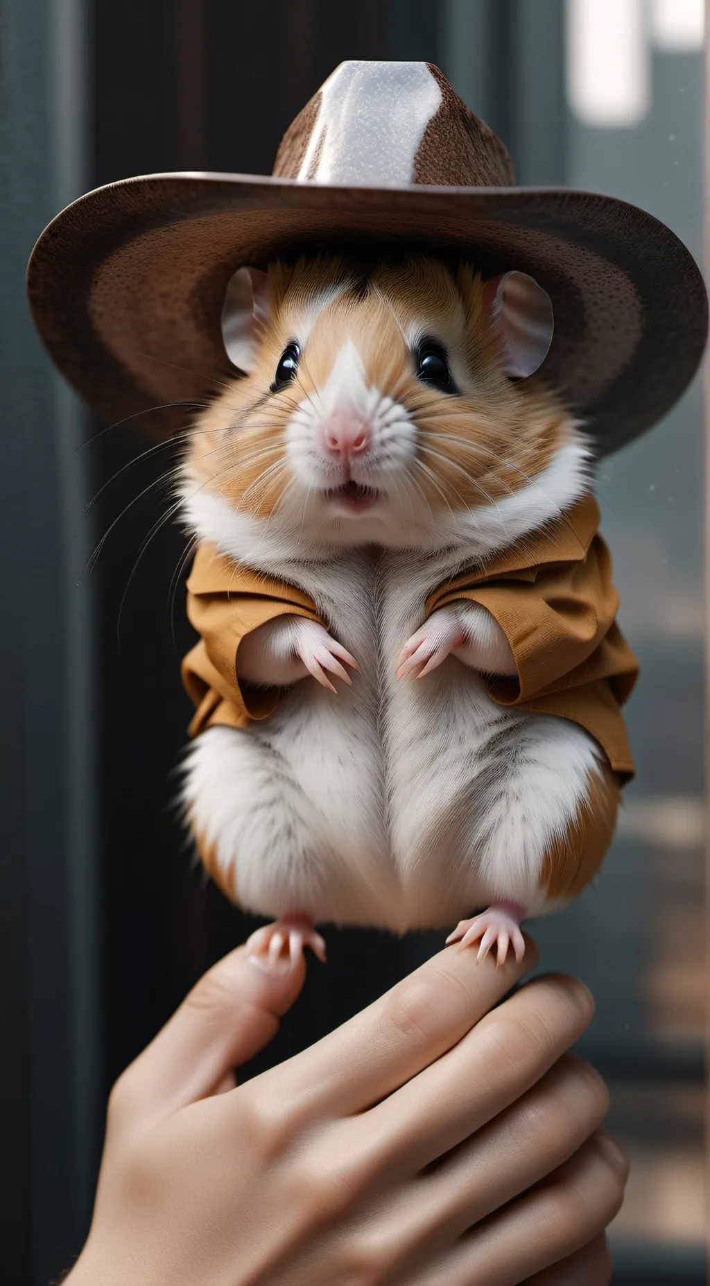 ai character: bagel background