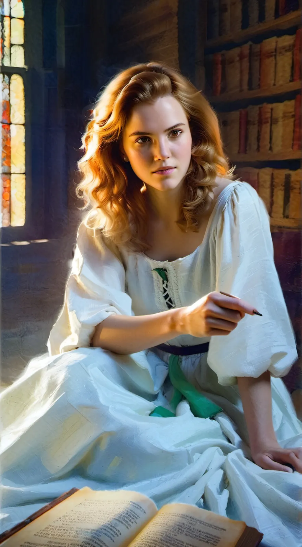 ai character: hermione background