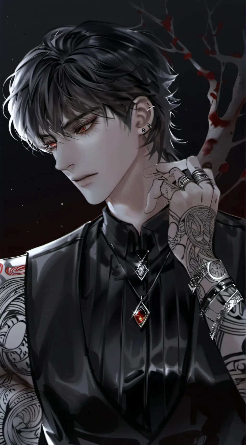 ai character: Alain. background