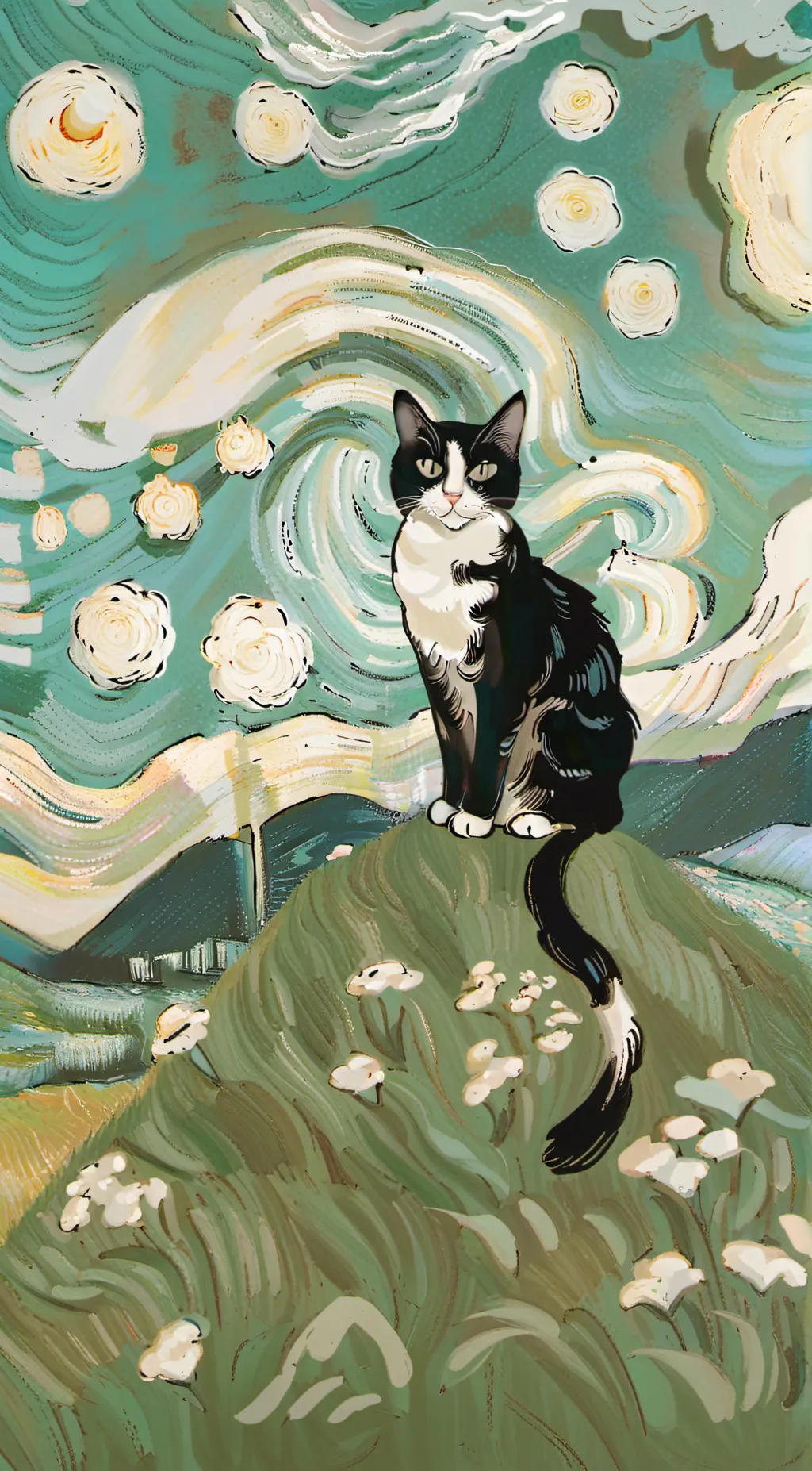 ai character: SmilingCritters background