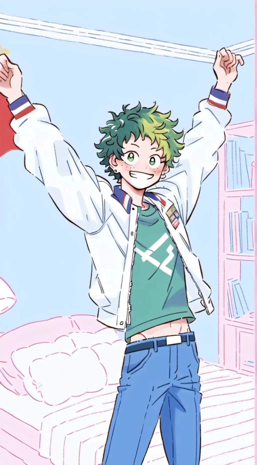 ai character: Dead Deku  background