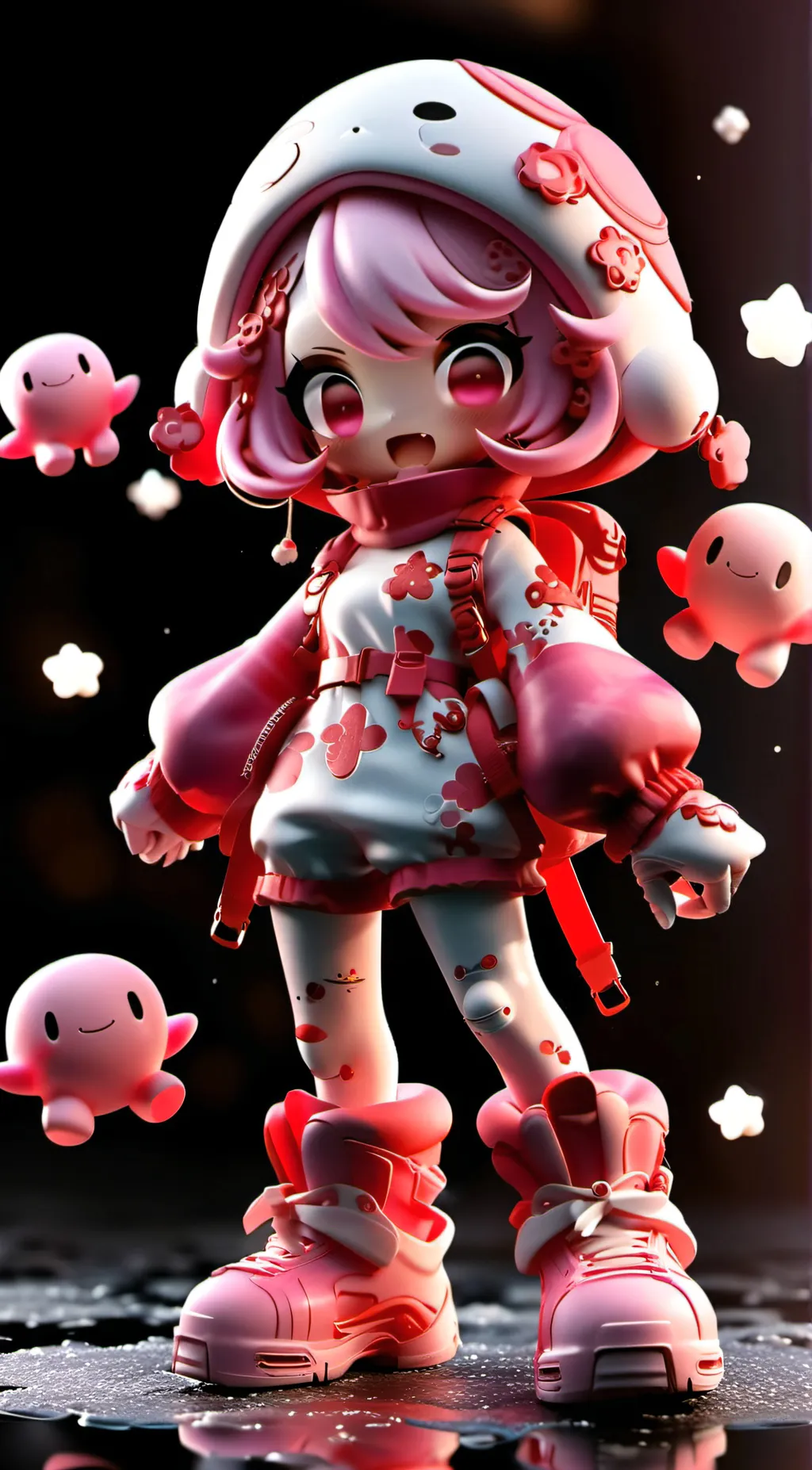 ai character: Pinkie  background