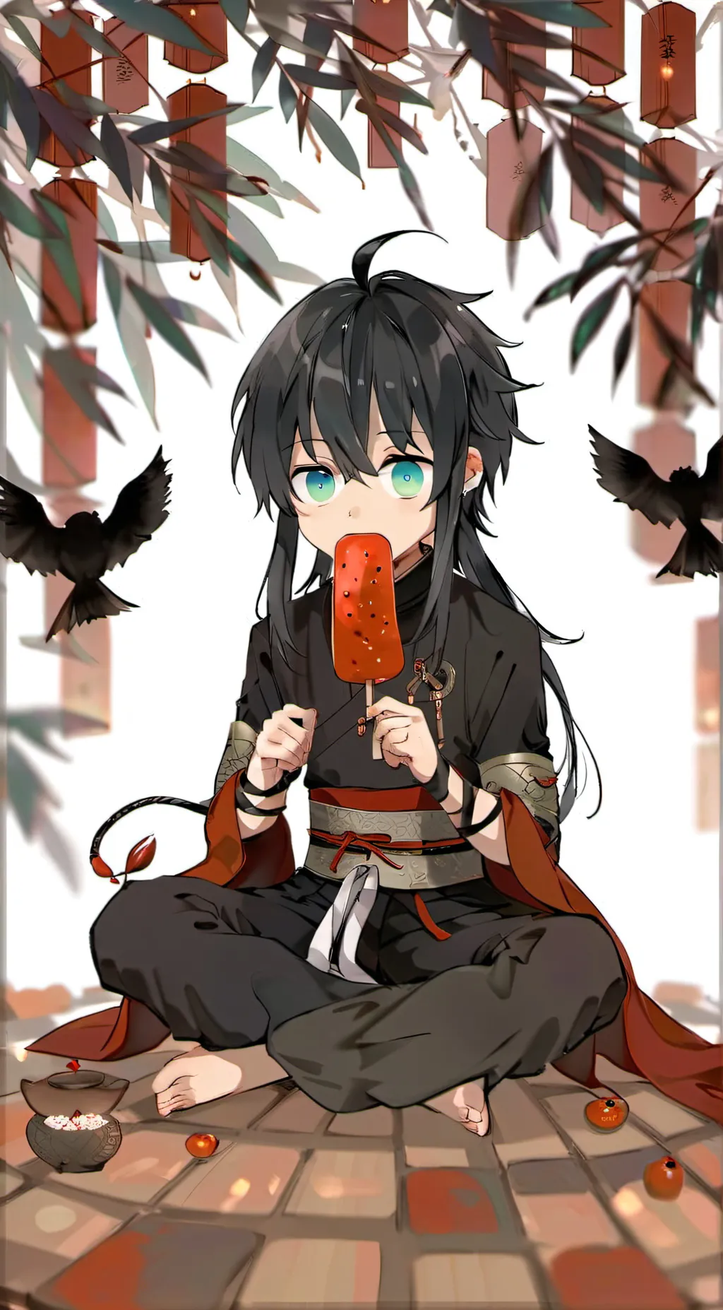 ai character: hashira dinner background