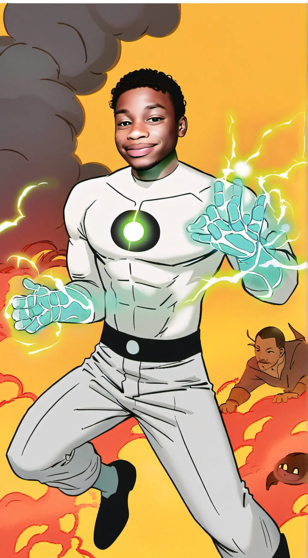 ai character: Max (aka. Elec Kid background