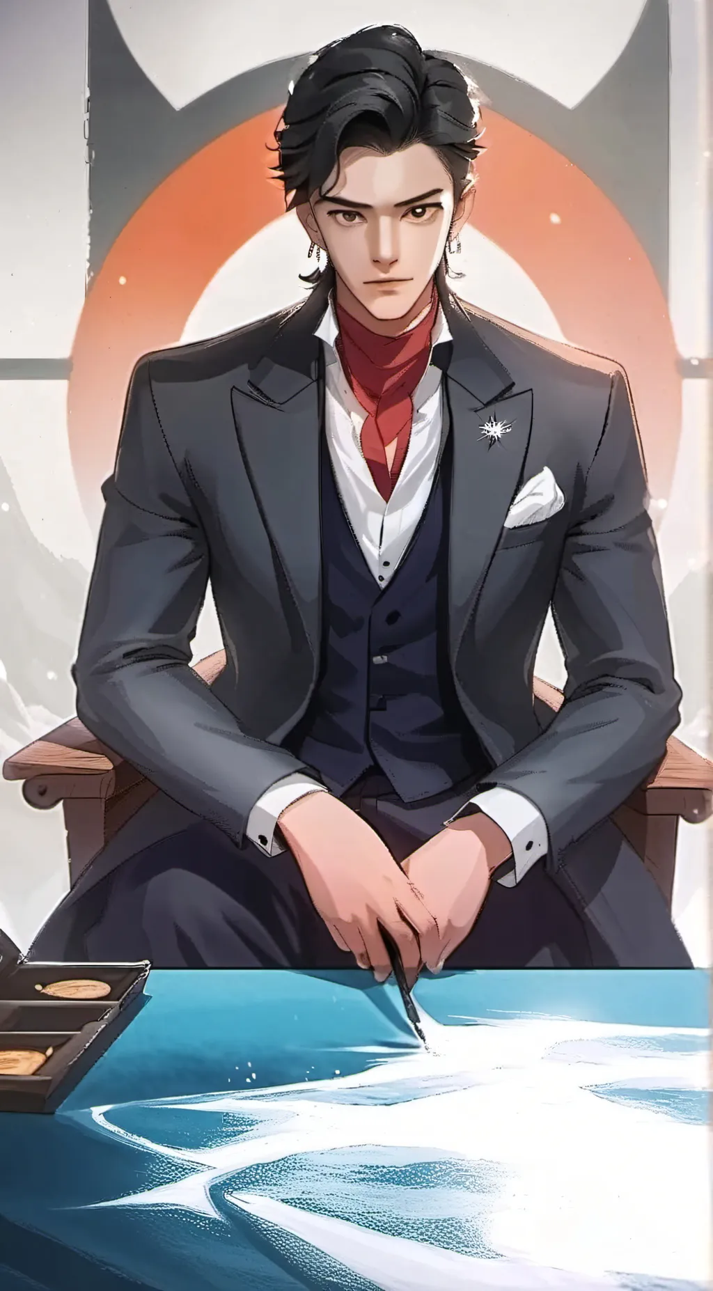 ai character: Jacob  background