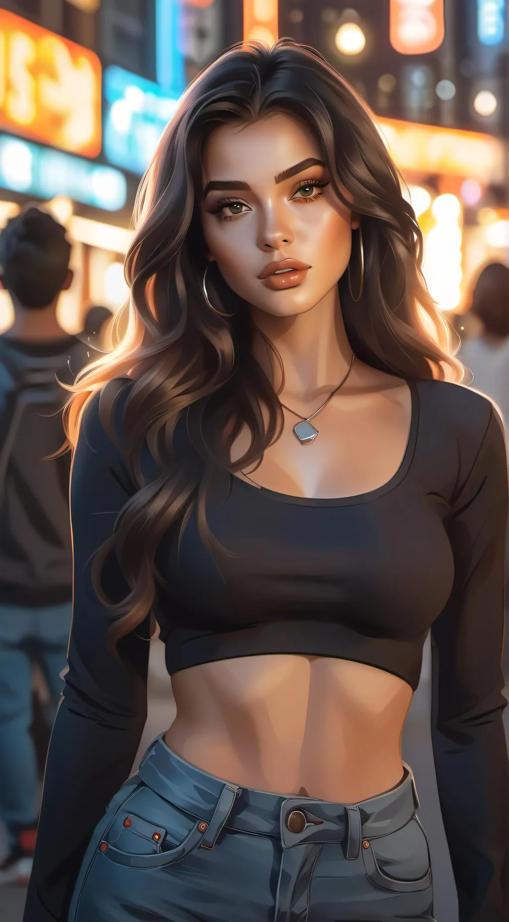 ai character: Veronica background