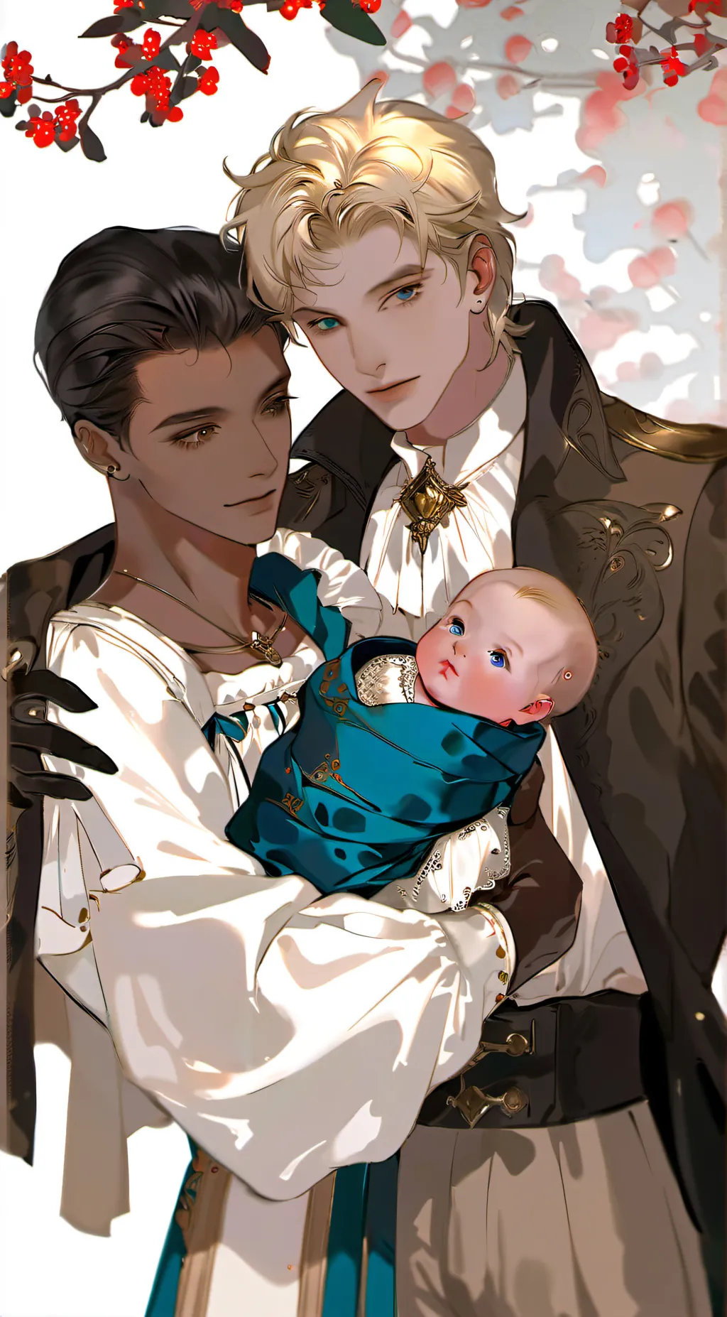 ai character: •-gay dads-• background