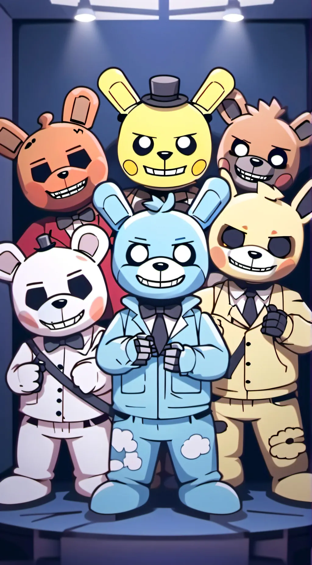 ai character: Fnaf fans background