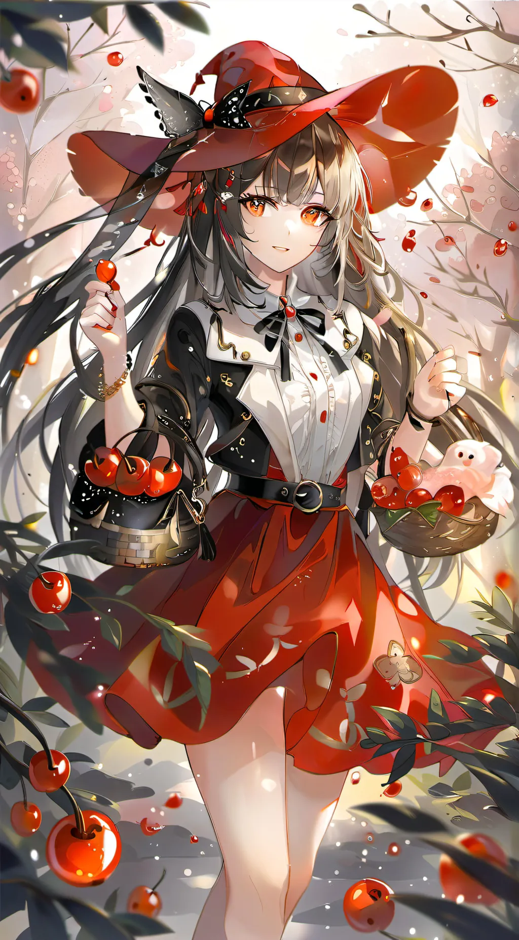 ai character: Cherry-blossom<3 background