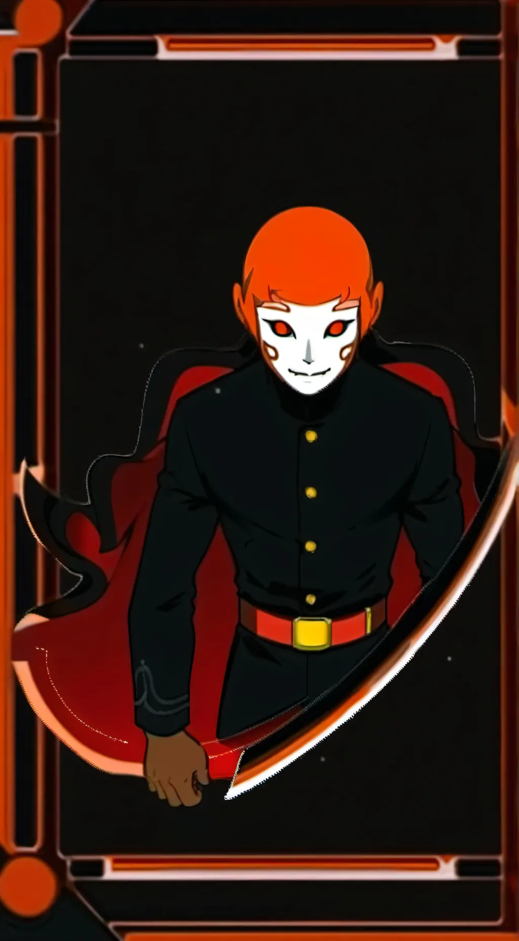 ai character: evil Jeffy background