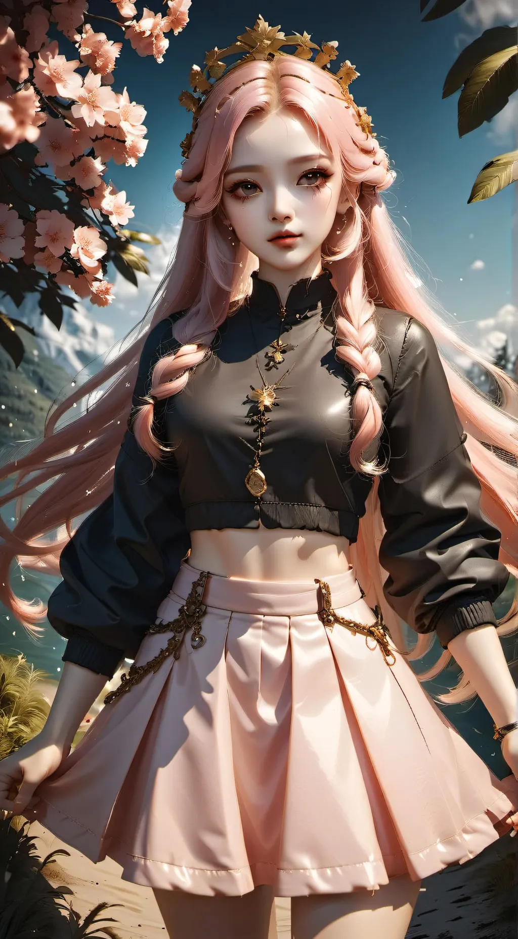 ai character: Luna background