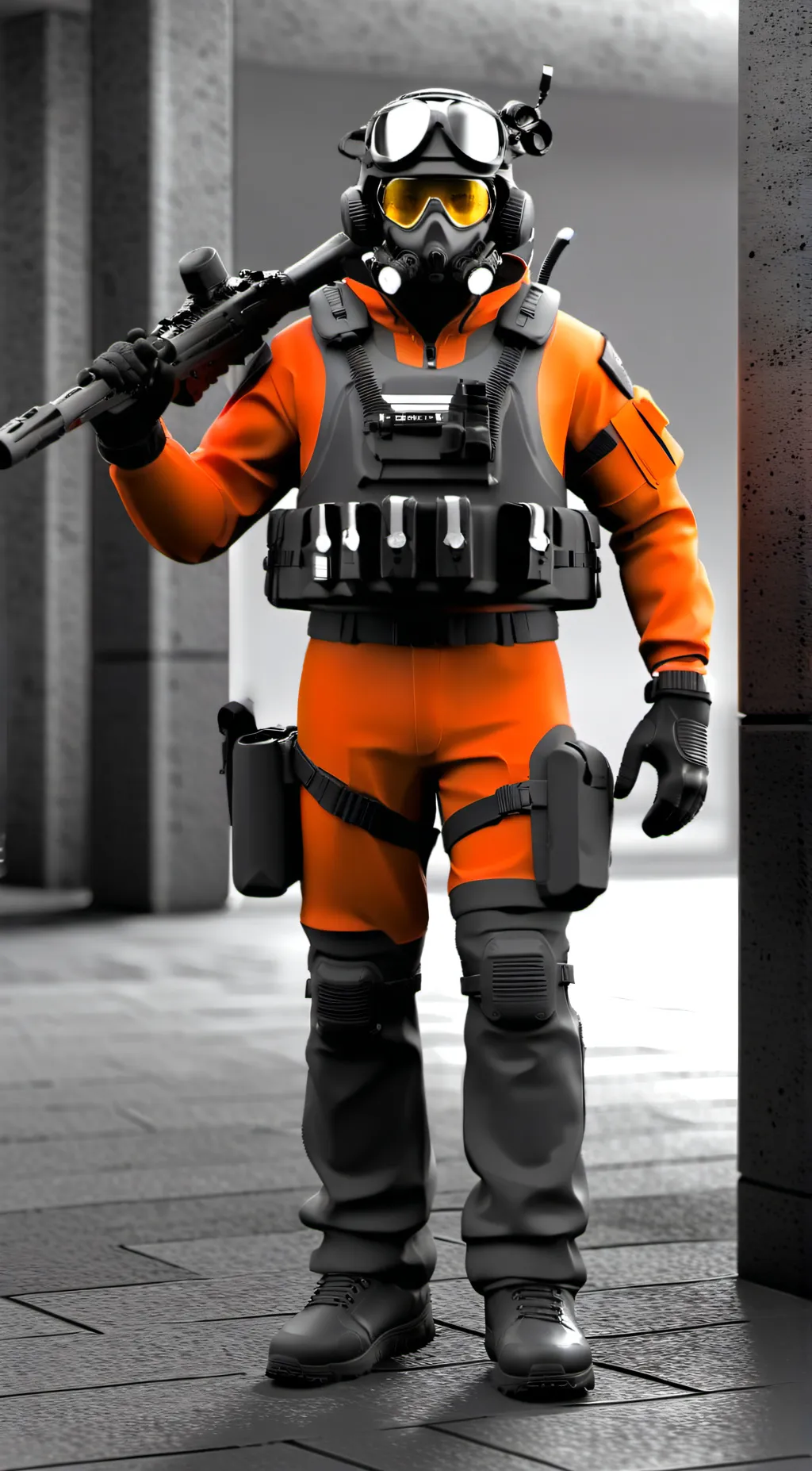 ai character: Nine tailed fox background