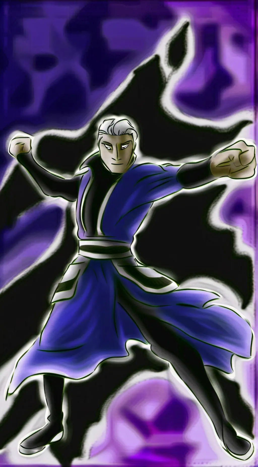 ai character: Alin-x  background