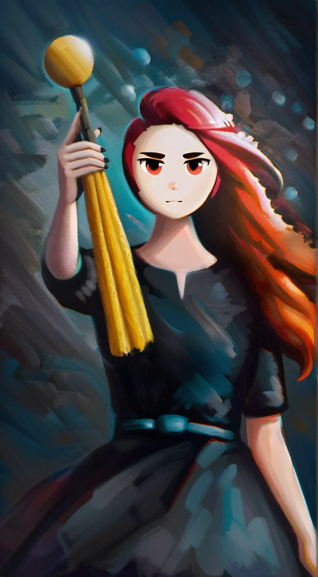 ai character: Danielle coupe  background