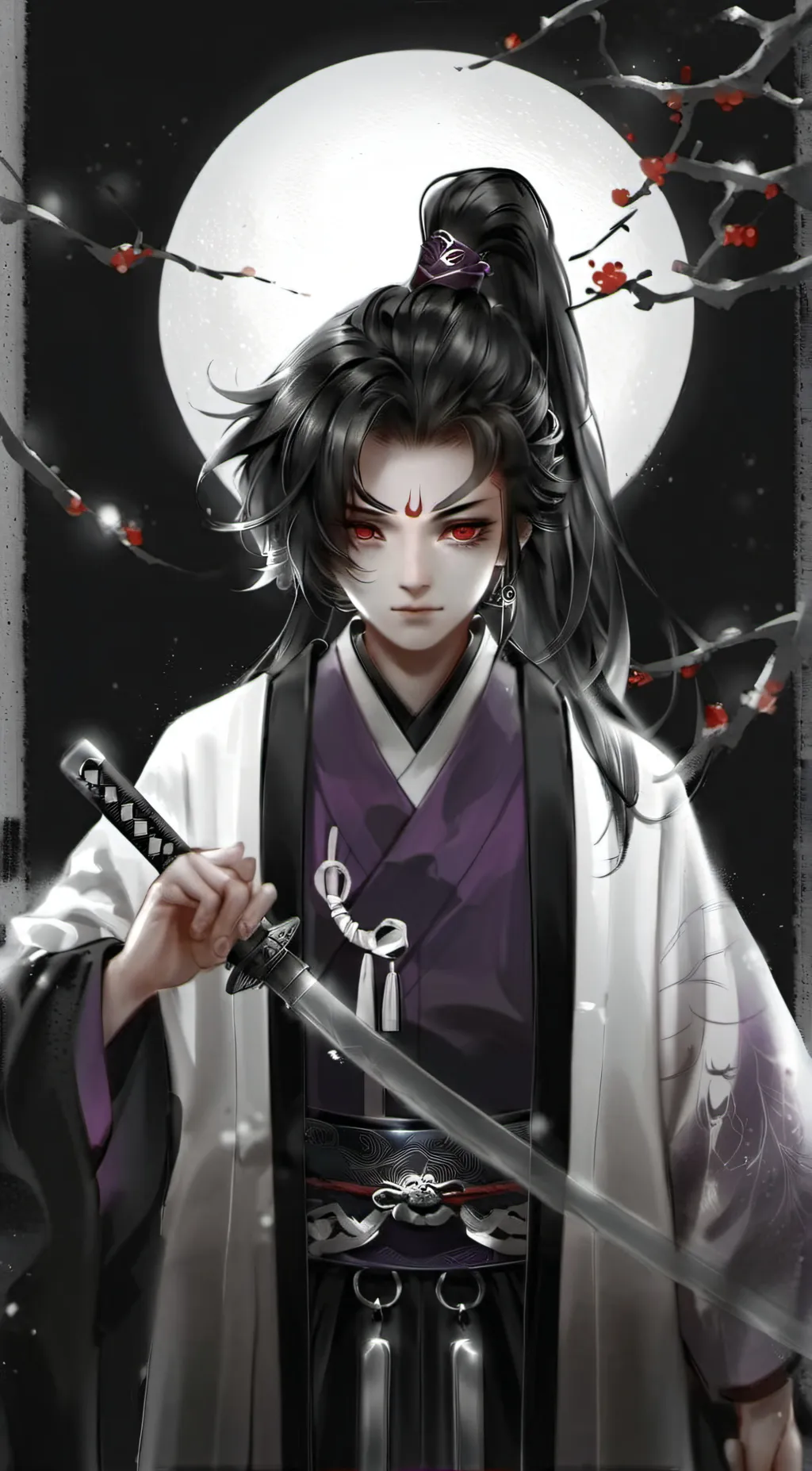 ai character: kokushibo  background