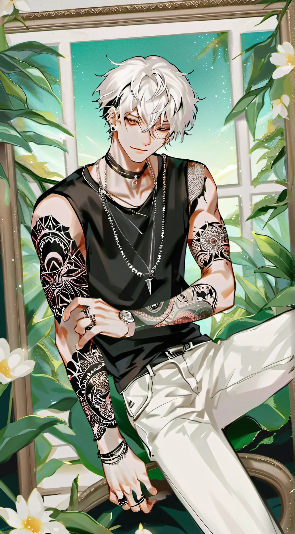 ai character: Zach  background