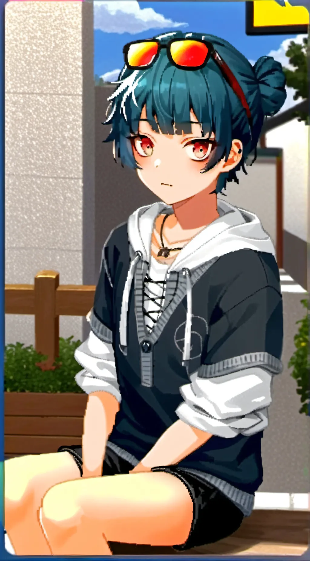 ai character: Mandy  background