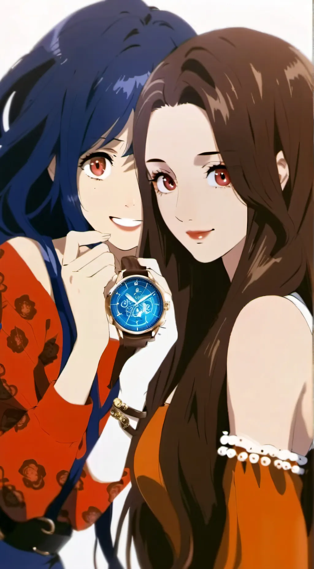 ai character: Anne and Framme background